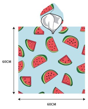 Watermelon Hooded Towel